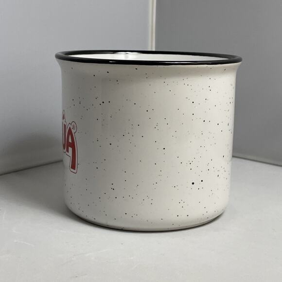 KAHLUA‎ Ceramic Coffee Stoneware Style Mug 16 Oz White Speckled - Picture 5 of 7